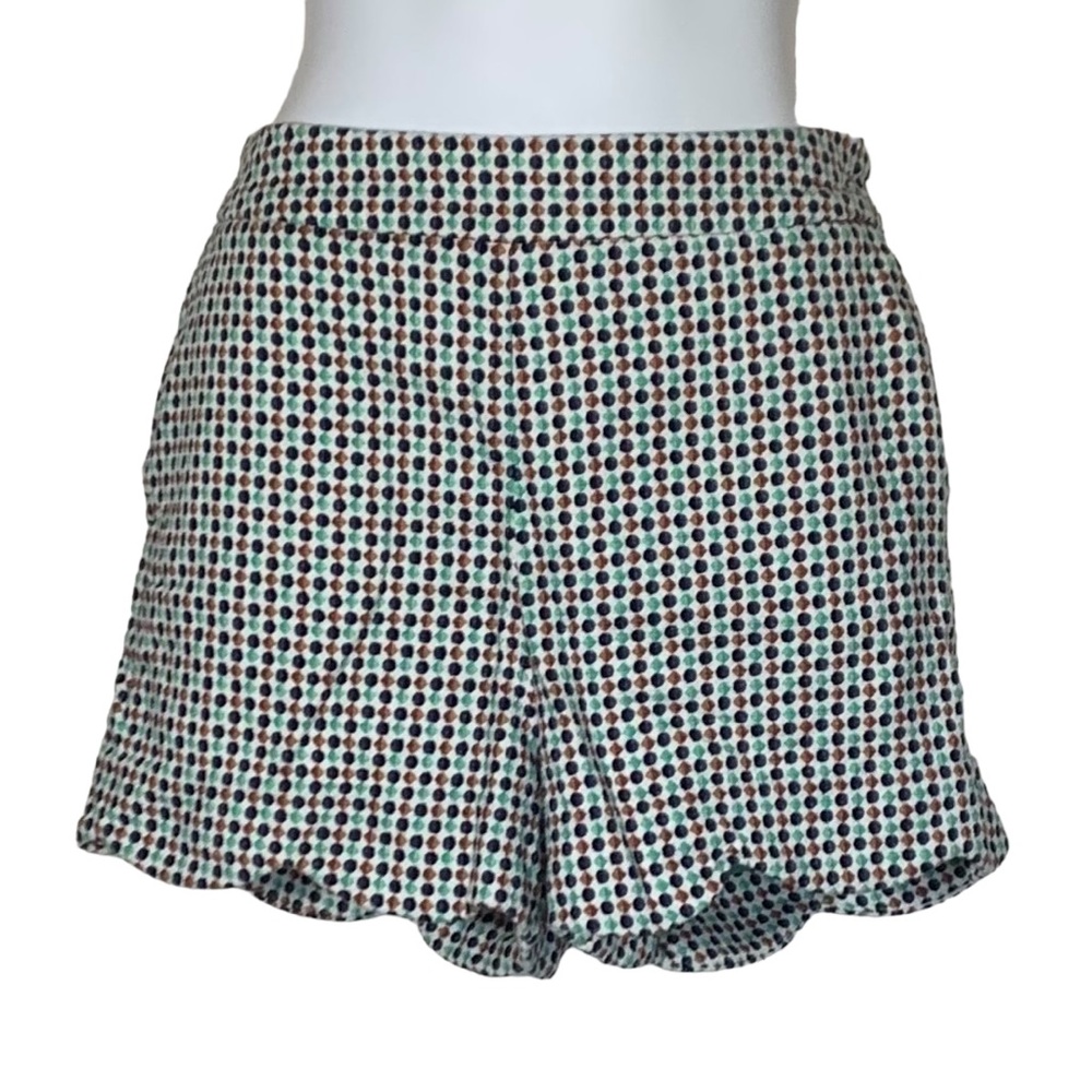 Anthropologie Georgie Scalloped Hem Shorts Sz 8